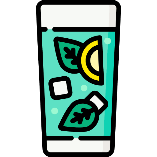 Mojito food and restaurant mojito beverage icon