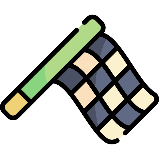 Finish flag race finish sports icon