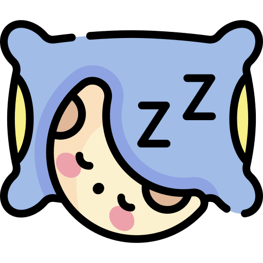 Sleeping zzz bed relax icon
