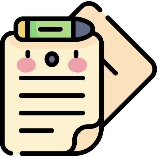 Document paper files and folders pencil icon