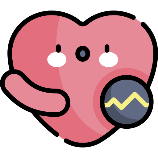 Heartbeat heart healthy health clinic icon