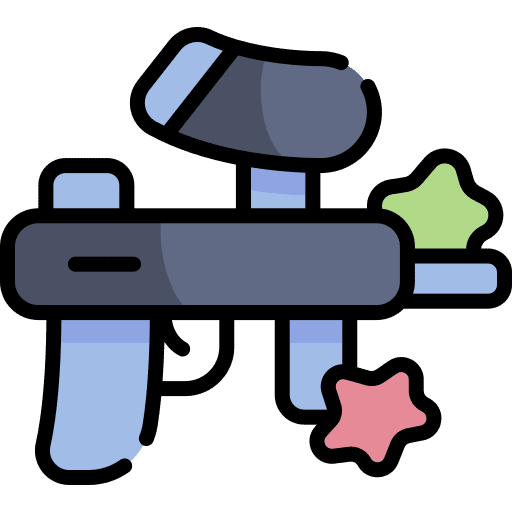 Paintball sport paintball gun exercise icon
