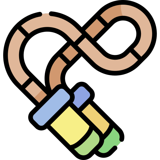 Skipping rope wellness jumping rope skipping rope icon