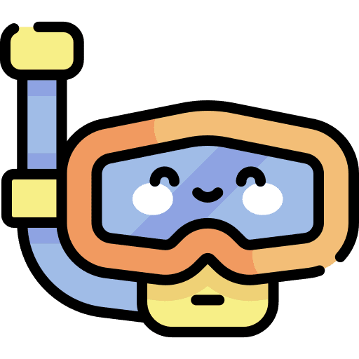 Snorkel vacation sports and competition summer holidays icon