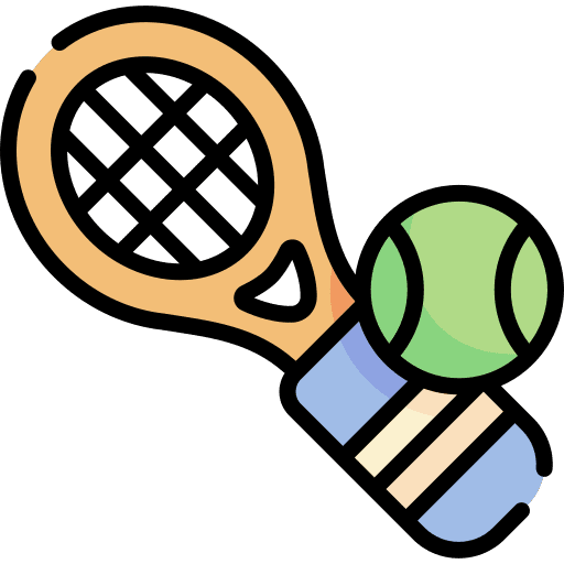 Tennis sports and competition tennis ball tennis racket icon