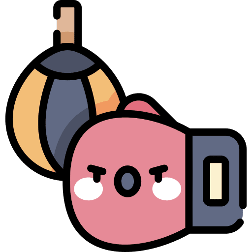 Boxing exercise boxing gloves sports and competition icon