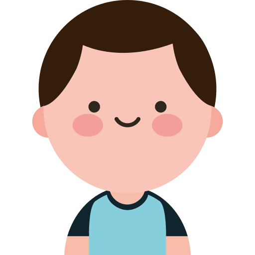 Boy character profile people icon