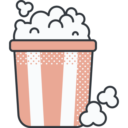 Popcorn popcorn corn salty icon