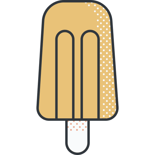 Popsicle food and restaurant sweet cool icon