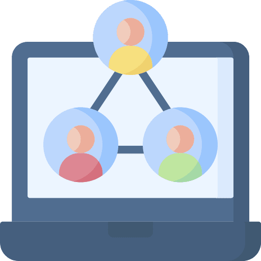 Webinar education course teaching icon