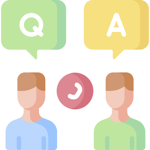 Faq communications a answer icon