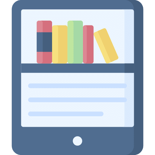 Online library online library library education icon