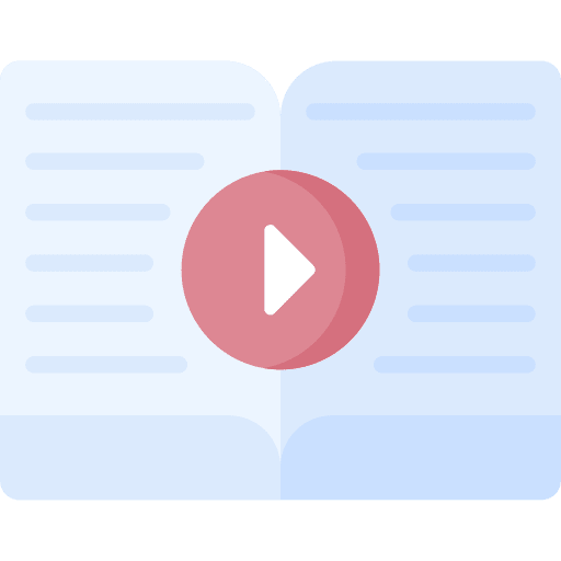 Audio book headphone online learning education icon
