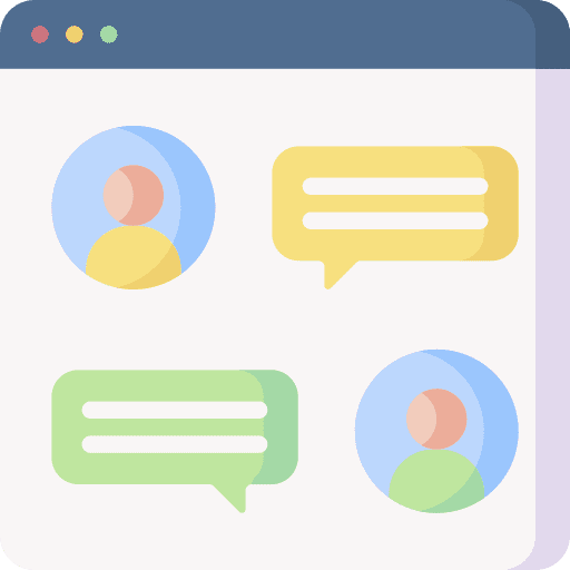 Chat computer chat chatting icon