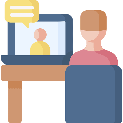 Video call speech bubble video conference video call icon