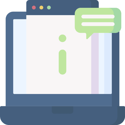 Information information info speech bubble icon