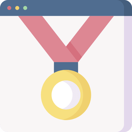 Medal quality medal award icon