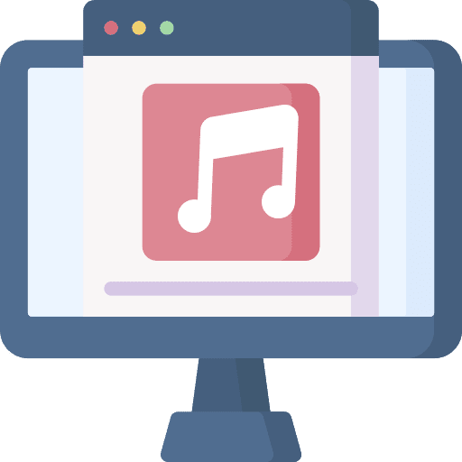 Music player player knowledge online learning icon