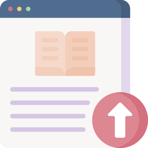 Upload course backup bookmark icon