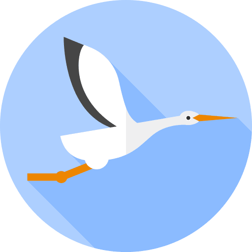 Stork wildlife stork ornithology icon
