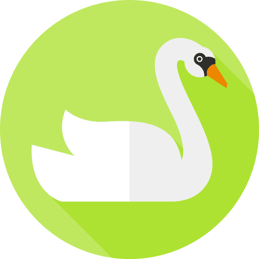 Swan animal kingdom zoology ornithology icon