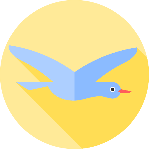 Bird ornithology wildlife animal kingdom icon