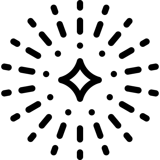 Star birthday and party star sparkle icon