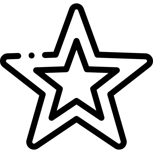 Star favourite star light icon