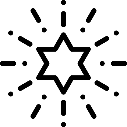 Star light sparkle shapes and symbols icon