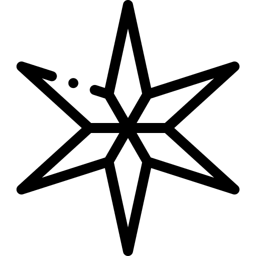 Star shine light galaxy icon