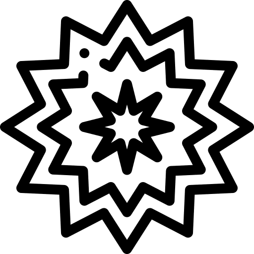 Star shine light star icon