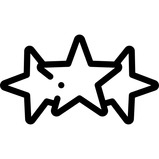 Star light shine sky icon