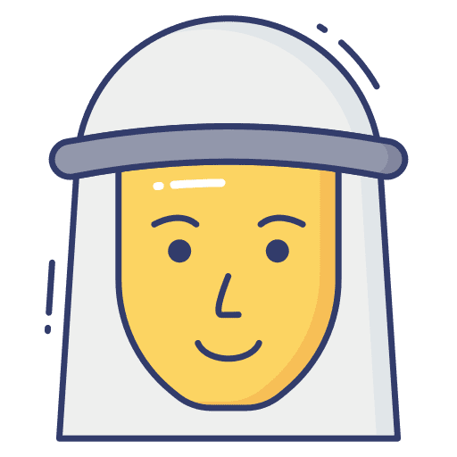 Arab man people arabian avatar icon