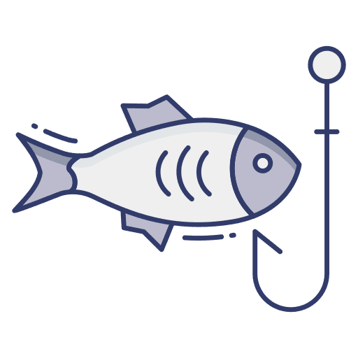 Fisher reel hobbies and free time fisher reel hook icon