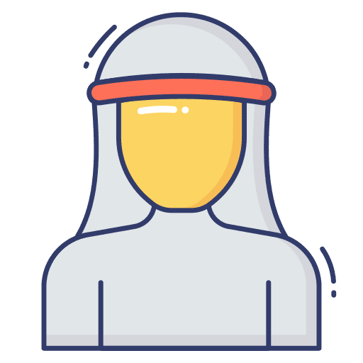 Arab man muslim arab man icon