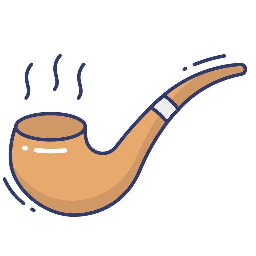 Smoking pipe pipe unhealthy smoke icon