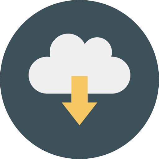 Cloud cloud computing cloud download icon