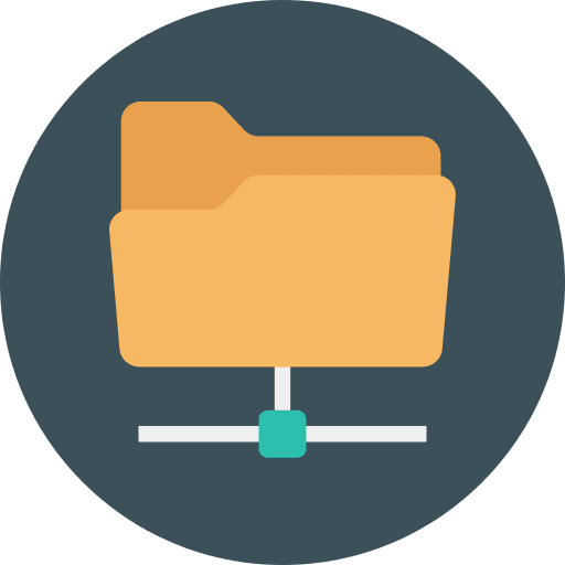 Folder folder network storage icon