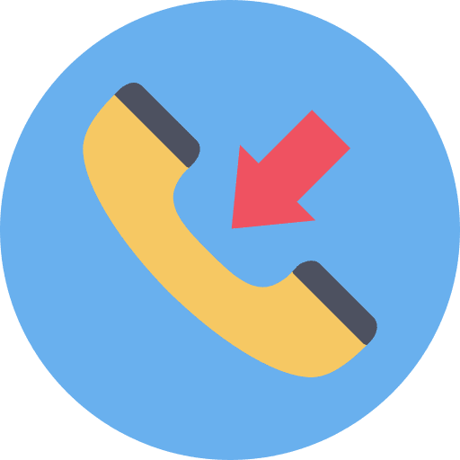 Incoming call incoming call phone receiver communications icon
