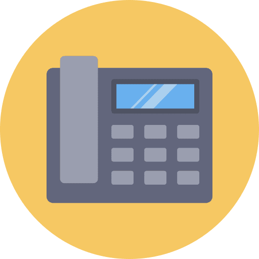 Landline electronics landline phone icon