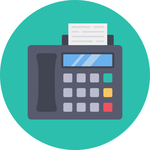 Landline landline phone fax icon