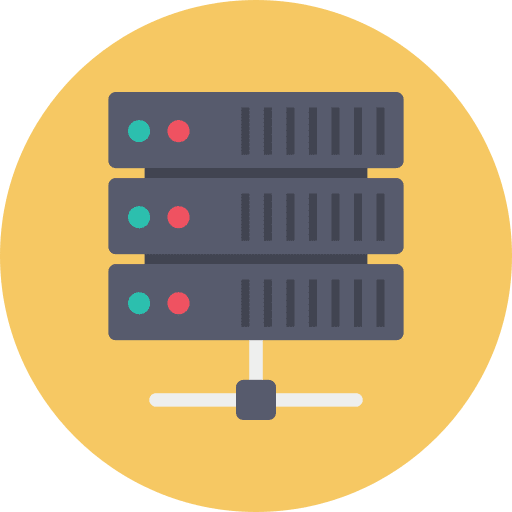 Servers technology servers database icon