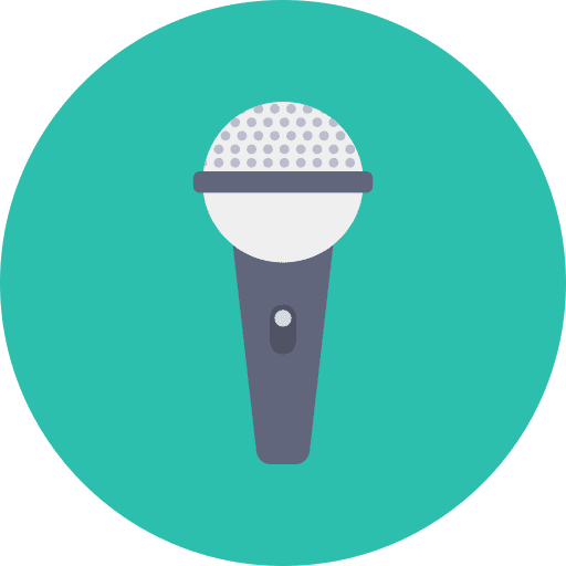 Microphone song music audio icon