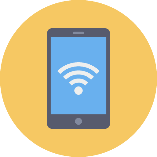 Mobile phone mobile phone mobile wifi signal icon