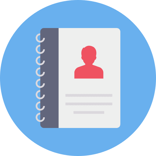 Phone book contact phone book contact person icon