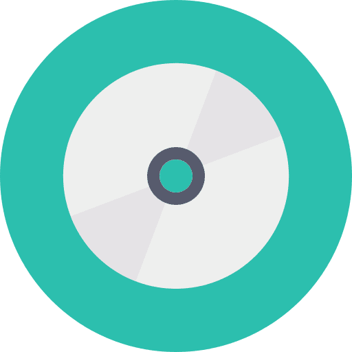 Dvd compact disc music player cd icon