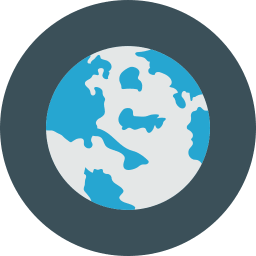 Earth globe planet internet earth globe icon