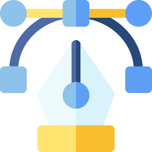 Pen tool edit tools vector pen tool icon