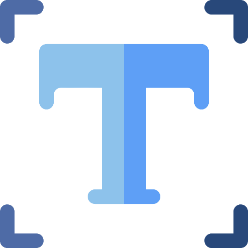 Font write type font icon