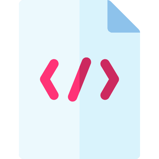 Script script files and folders coding icon